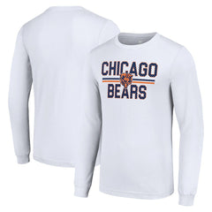 Starter Team Mesh Print Graphic Long Sleeve T-Shirt - Chicago Bears T-shirts