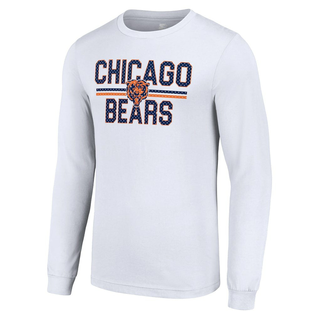 Starter Team Mesh Print Graphic Long Sleeve T-Shirt - Chicago Bears T-shirts