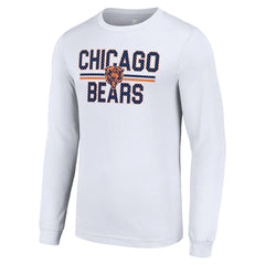 Starter Team Mesh Print Graphic Long Sleeve T-Shirt - Chicago Bears T-shirts