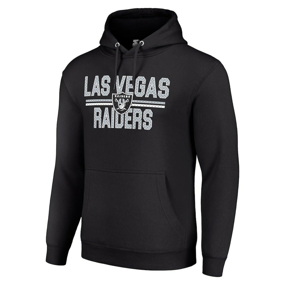 Starter Unisex Team Mesh Print Graphic Tri-Blend Pullover Hoodie - Las Vegas Raiders Hoodies