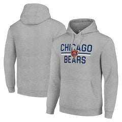 Starter Unisex Team Mesh Print Graphic Tri-Blend Pullover Hoodie - Chicago Bears Hoodies