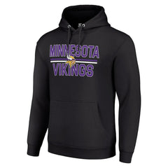 Starter Unisex Team Mesh Print Graphic Tri-Blend Pullover Hoodie - Minnesota Vikings Hoodies