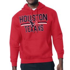 Starter Unisex Team Mesh Print Graphic Tri-Blend Pullover Hoodie - Houston Texans Hoodies