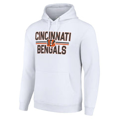Starter Unisex Team Mesh Print Graphic Tri-Blend Pullover Hoodie - Cincinnati Bengals Hoodies