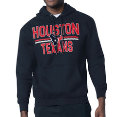 Starter Unisex Team Mesh Print Graphic Tri-Blend Pullover Hoodie - Houston Texans Hoodies