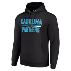 Starter Unisex Team Mesh Print Graphic Tri-Blend Pullover Hoodie - Carolina Panthers Hoodies