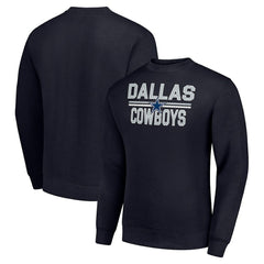 Starter Team Mesh Print Graphic Pullover Sweatshirt - Dallas Cowboys Pullover