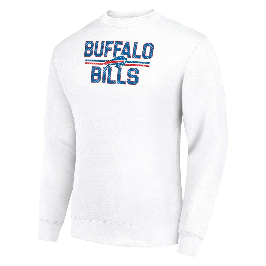 Starter Team Mesh Print Graphic Pullover Sweatshirt - Buffalo Bills Pullover
