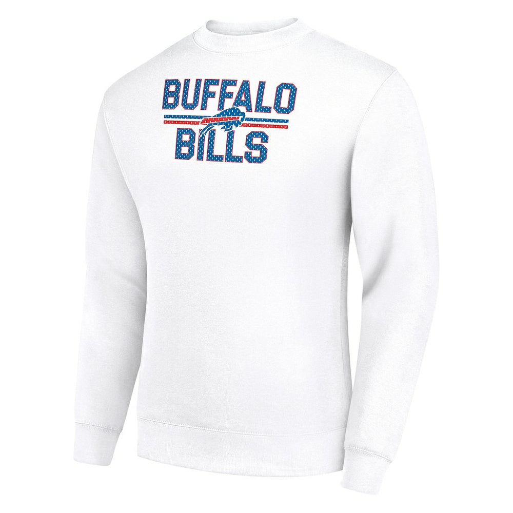 Starter Team Mesh Print Graphic Pullover Sweatshirt - Buffalo Bills Pullover
