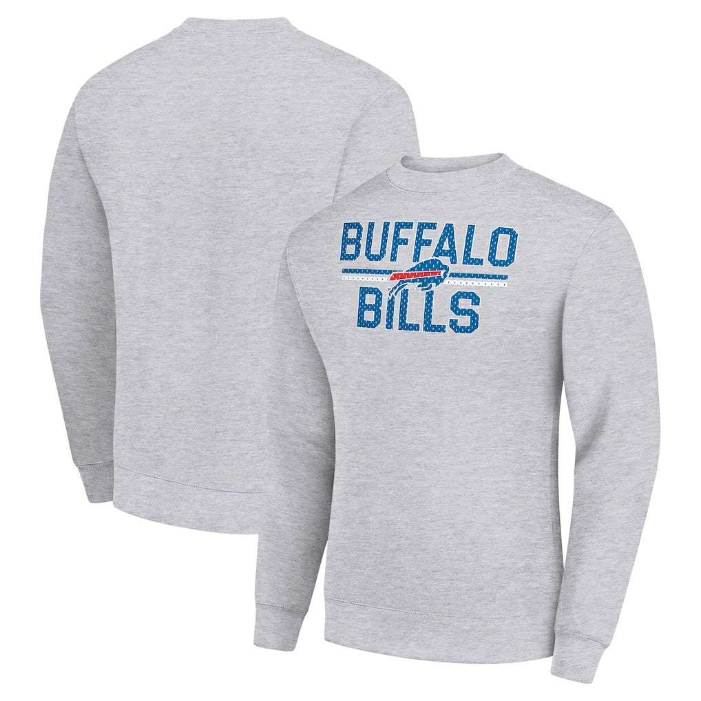 Starter Team Mesh Print Graphic Pullover Sweatshirt - Buffalo Bills Pullover