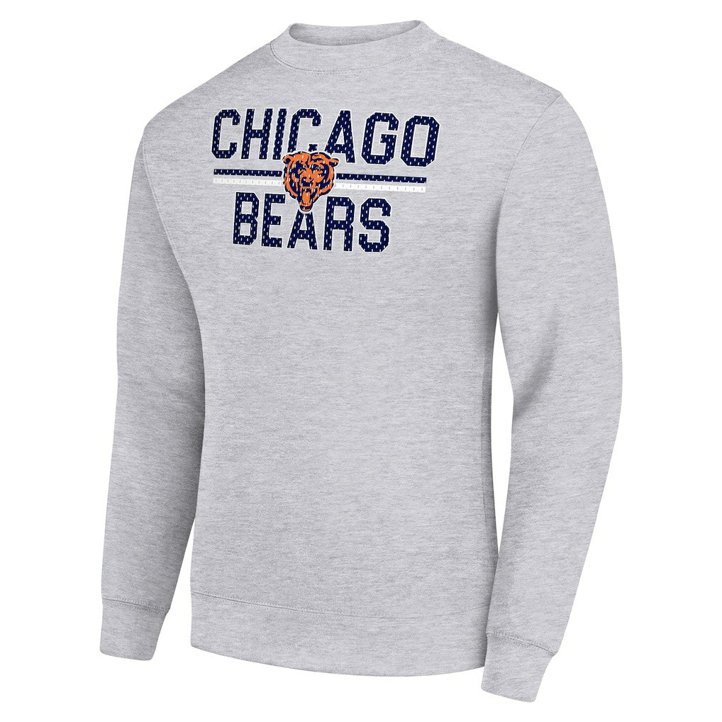 Starter Team Mesh Print Graphic Pullover Sweatshirt - Chicago Bears Pullover
