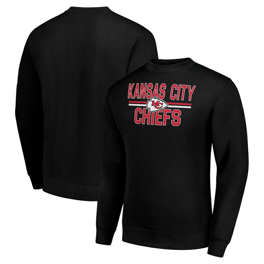Starter Team Mesh Print Graphic Pullover Sweatshirt - Kansas City Chiefs Pullover