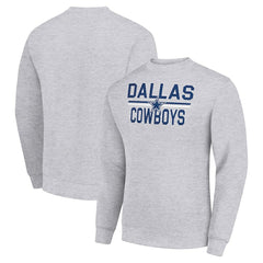 Starter Team Mesh Print Graphic Pullover Sweatshirt - Dallas Cowboys Pullover