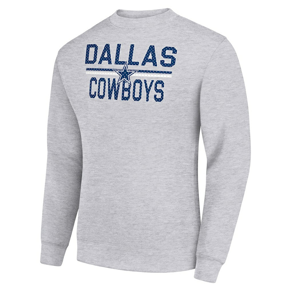 Starter Team Mesh Print Graphic Pullover Sweatshirt - Dallas Cowboys Pullover