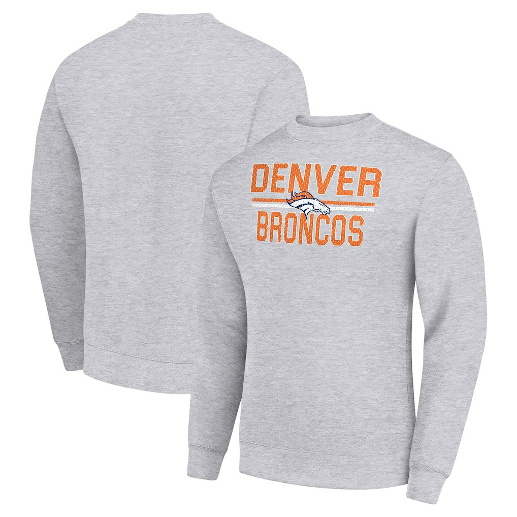 Starter Team Mesh Print Graphic Pullover Sweatshirt - Denver Broncos Pullover