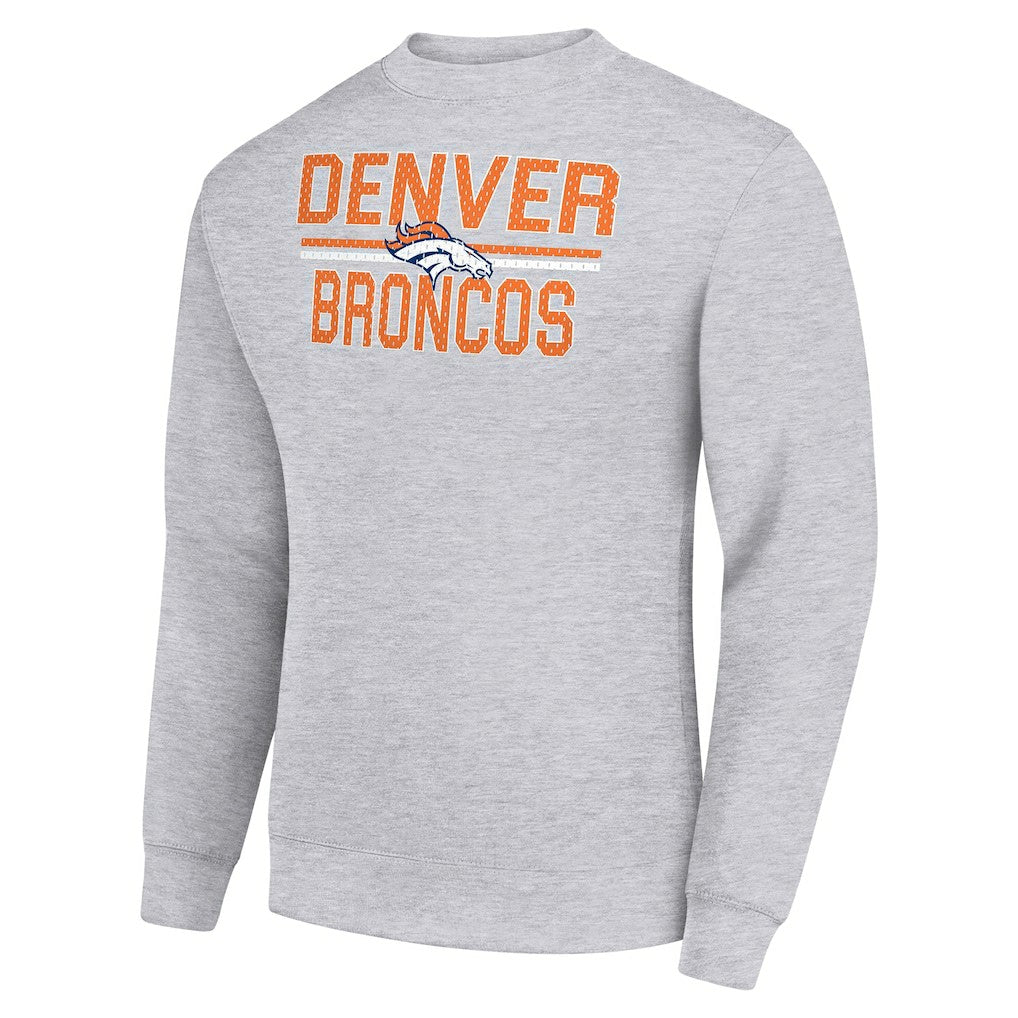 Starter Team Mesh Print Graphic Pullover Sweatshirt - Denver Broncos Pullover