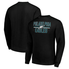 Starter Team Mesh Print Graphic Pullover Sweatshirt - Philadelphia Eagles Pullover