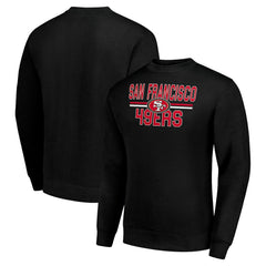 Starter Team Mesh Print Graphic Pullover Sweatshirt - San Francisco 49ers Pullover