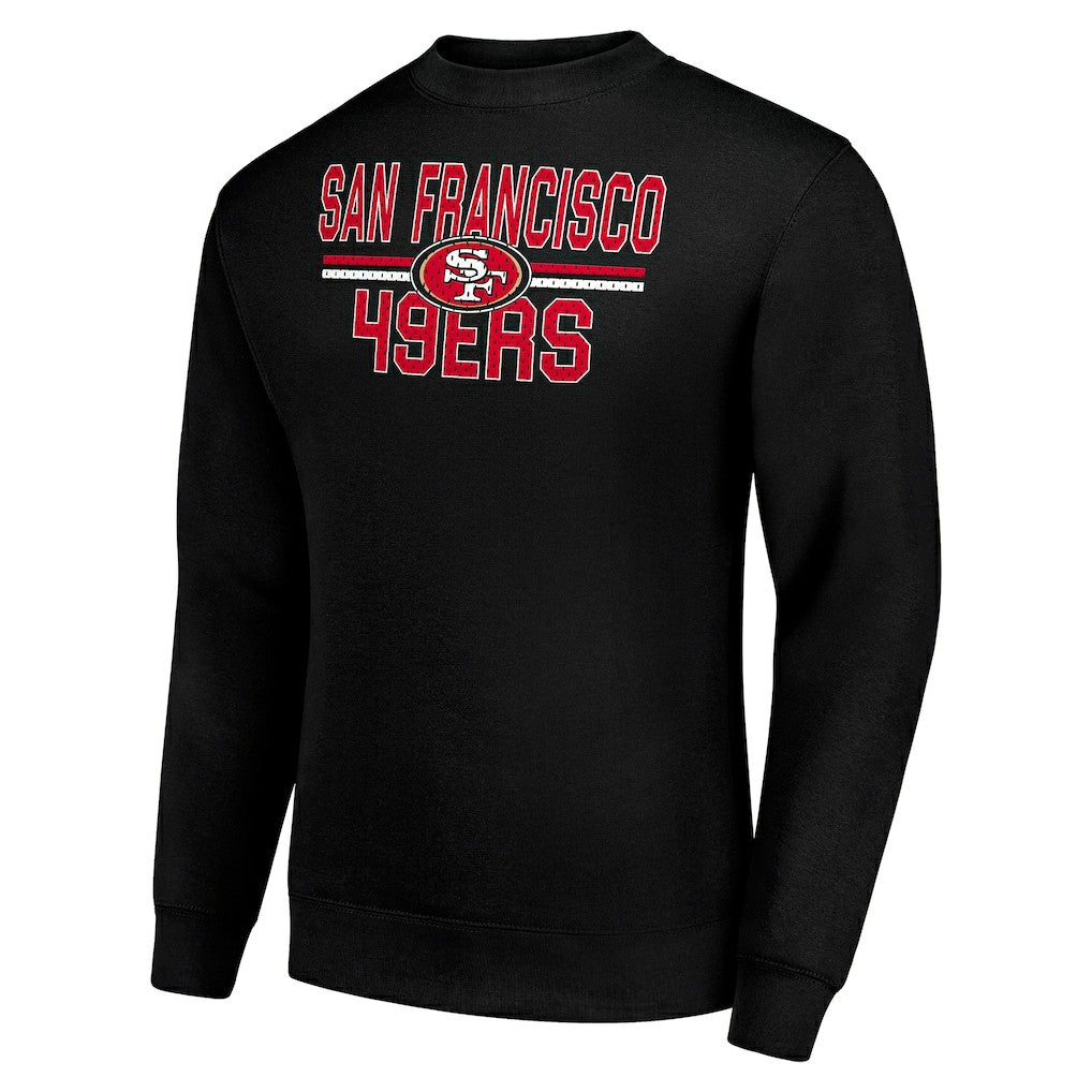 Starter Team Mesh Print Graphic Pullover Sweatshirt - San Francisco 49ers Pullover