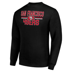 Starter Team Mesh Print Graphic Pullover Sweatshirt - San Francisco 49ers Pullover