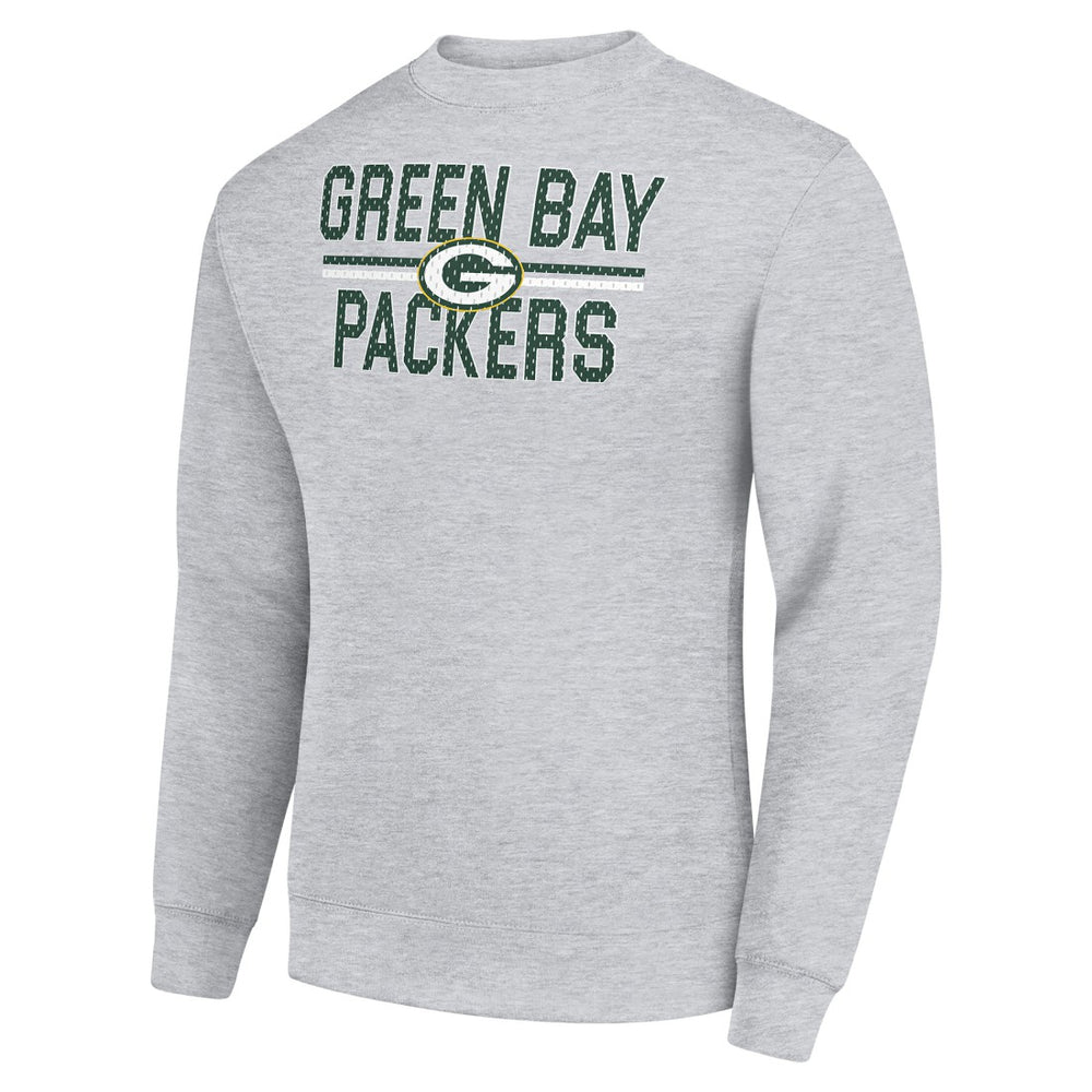 Starter Team Mesh Print Graphic Pullover Sweatshirt - Green Bay Packers Pullover