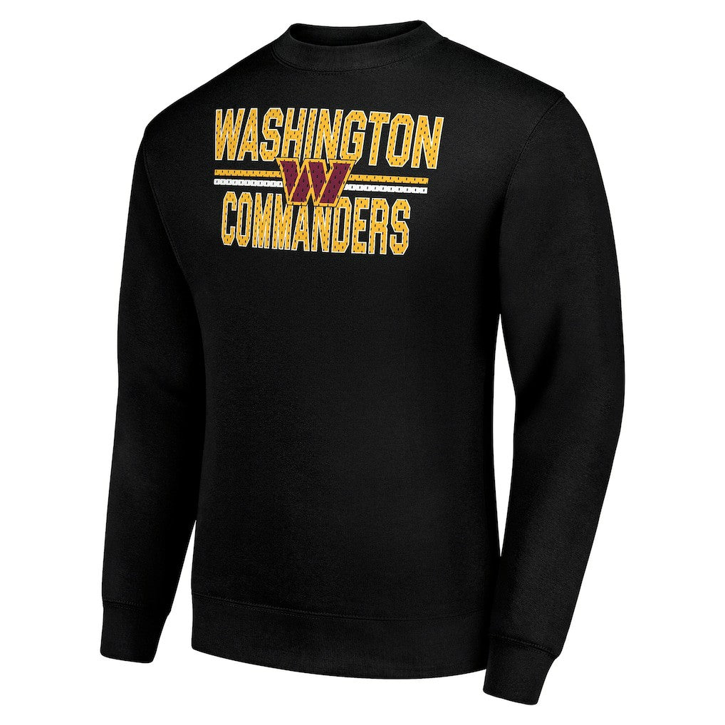 Starter Team Mesh Print Graphic Pullover Sweatshirt - Washington Commanders Pullover