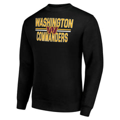 Starter Team Mesh Print Graphic Pullover Sweatshirt - Washington Commanders Pullover