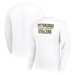 Starter Team Mesh Print Graphic Pullover Sweatshirt - Pittsburgh Steelers Pullover