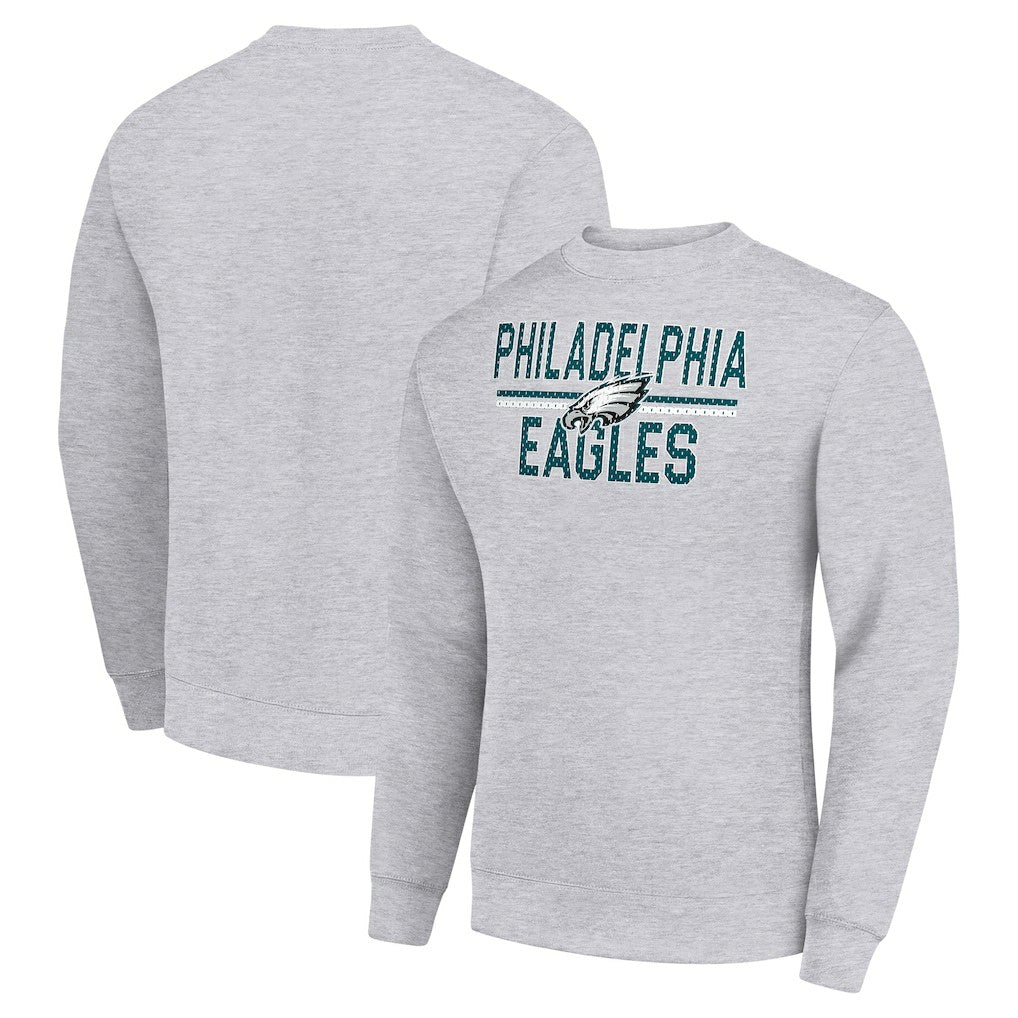 Starter Team Mesh Print Graphic Pullover Sweatshirt - Philadelphia Eagles Pullover