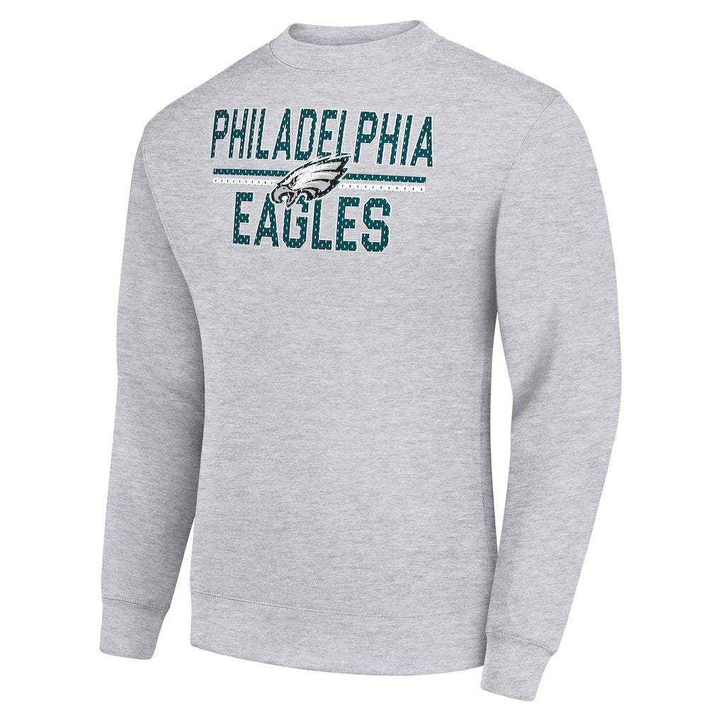 Starter Team Mesh Print Graphic Pullover Sweatshirt - Philadelphia Eagles Pullover