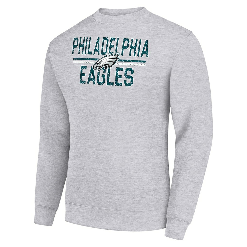 Starter Team Mesh Print Graphic Pullover Sweatshirt - Philadelphia Eagles Pullover