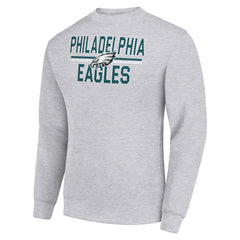 Starter Team Mesh Print Graphic Pullover Sweatshirt - Philadelphia Eagles Pullover