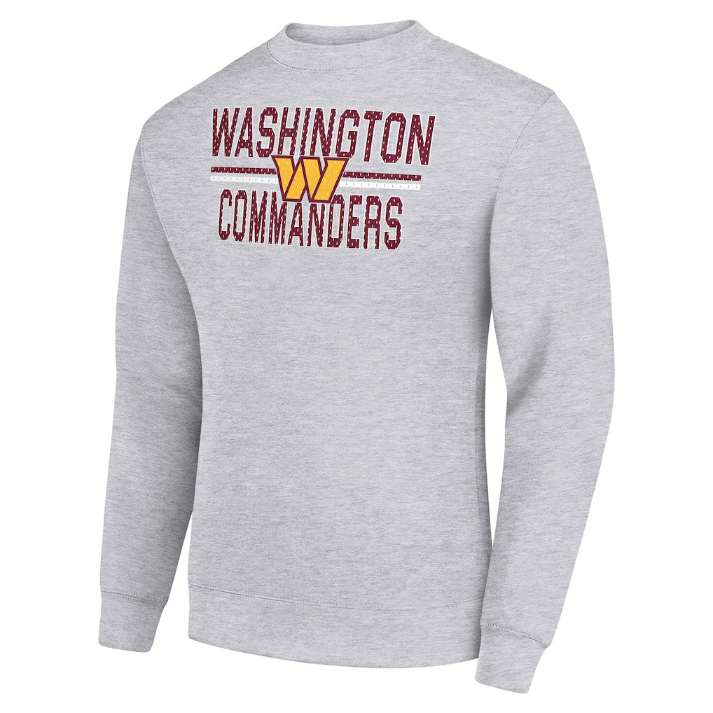Starter Team Mesh Print Graphic Pullover Sweatshirt - Washington Commanders Pullover