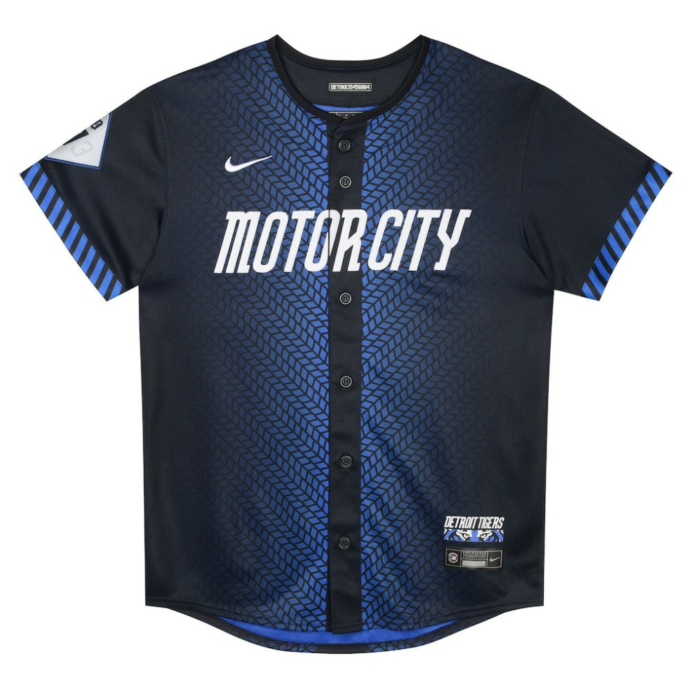 Navy Javier Baez Detroit Tigers Nike Preschool 2024 City Connect Limited Jersey