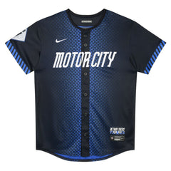 Navy Javier Baez Detroit Tigers Nike Preschool 2024 City Connect Limited Jersey