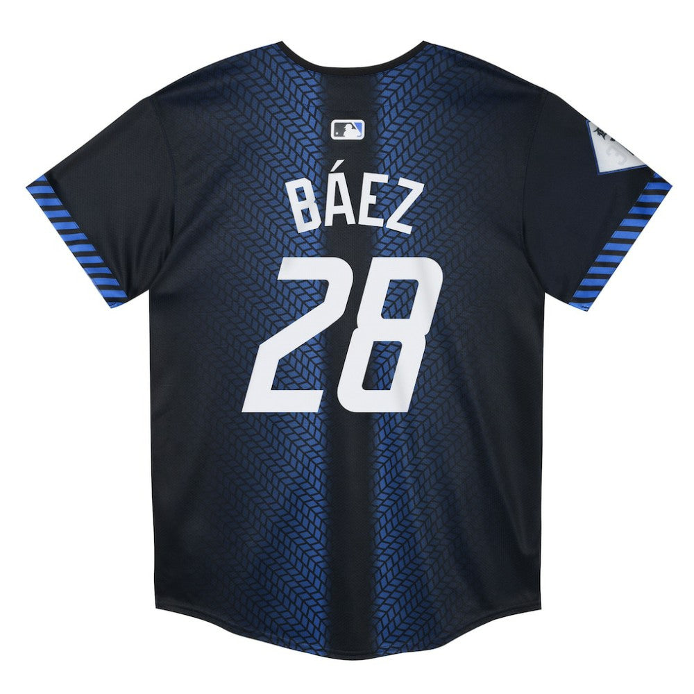 Navy Javier Baez Detroit Tigers Nike Preschool 2024 City Connect Limited Jersey