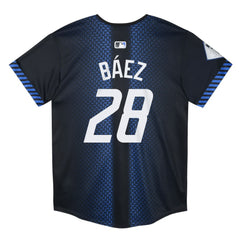 Navy Javier Baez Detroit Tigers Nike Preschool 2024 City Connect Limited Jersey