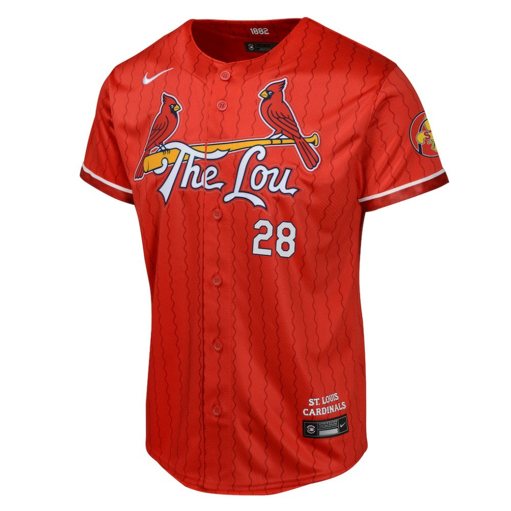 Red Nolan Arenado St. Louis Cardinals Nike Youth 2024 City Connect Limited Player Jersey