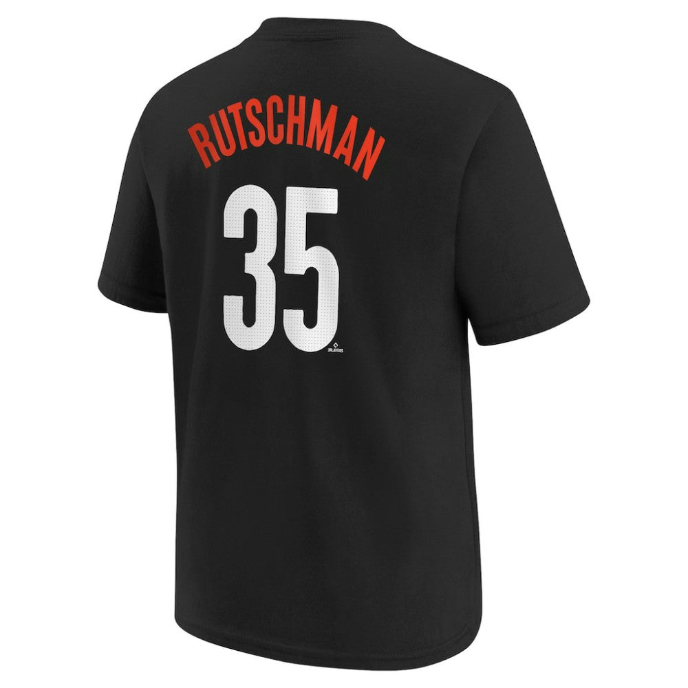 Black Adley Rutschman Baltimore Orioles Nike Youth Fuse City Connect Name & Number T-Shirt