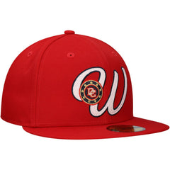 Red Washington Nationals New Era  Duo Logo 2.0 59FIFTY Fitted Hat