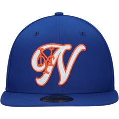 Royal New York Mets New Era  Duo Logo 2.0 59FIFTY Fitted Hat