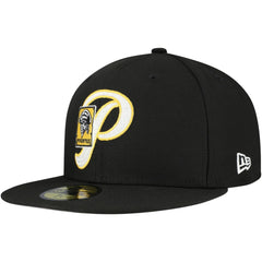 Black Pittsburgh Pirates New Era  Duo Logo 2.0 59FIFTY Fitted Hat