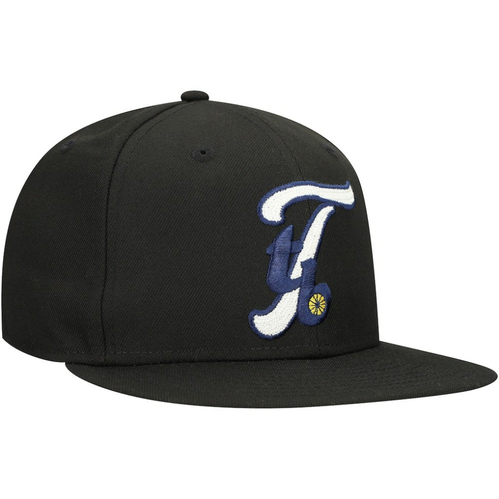 Black Tampa Bay Rays New Era  Duo Logo 2.0 59FIFTY Fitted Hat