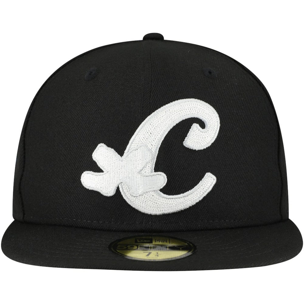 Black Chicago White Sox New Era  Duo Logo 2.0 59FIFTY Fitted Hat