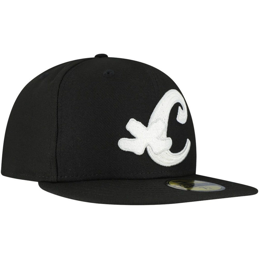 Black Chicago White Sox New Era  Duo Logo 2.0 59FIFTY Fitted Hat