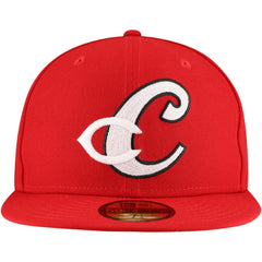 Red Cincinnati Reds New Era  Duo Logo 2.0 59FIFTY Fitted Hat