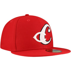 Red Cincinnati Reds New Era  Duo Logo 2.0 59FIFTY Fitted Hat
