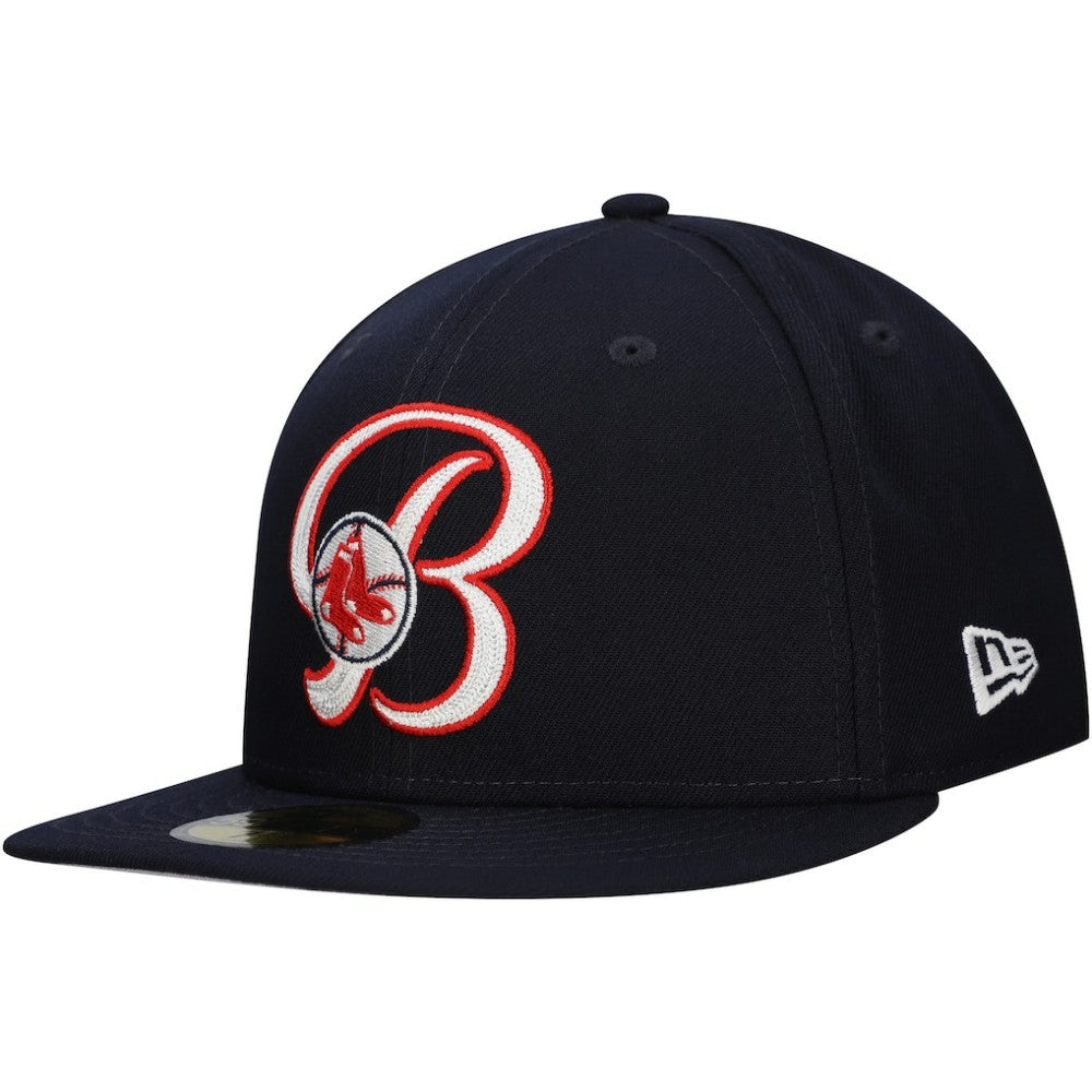 Navy Boston Red Sox New Era  Duo Logo 2.0 59FIFTY Fitted Hat