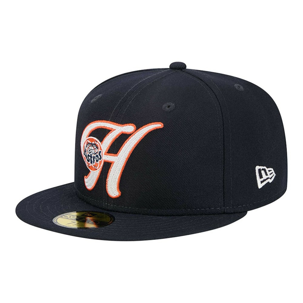 Navy Houston Astros New Era  Duo Logo 2.0 59FIFTY Fitted Hat