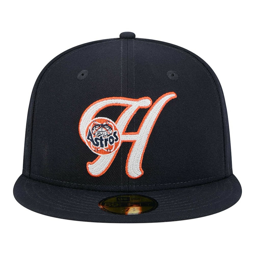 Navy Houston Astros New Era  Duo Logo 2.0 59FIFTY Fitted Hat